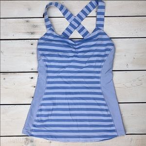 SALE LULULEMON SALE Core Kicker Tank Apex Stripe